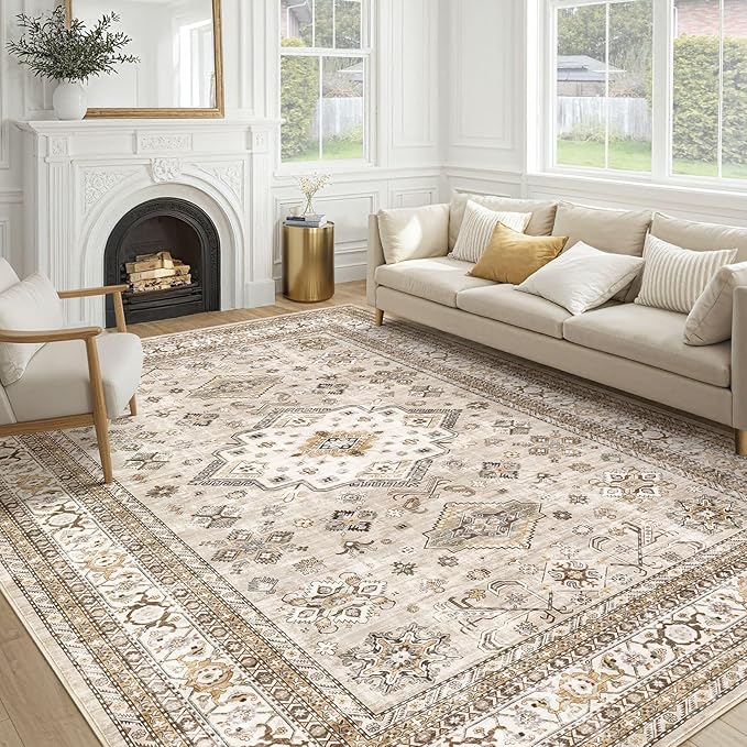 Vintage Living Room Area Rug 9x12 by COTILED
