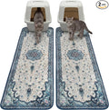 Hompet Cat Litter Mat 2 Pack, 18x54 Large Machine Washable Trapping Mats by Hompet