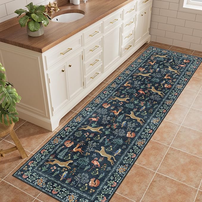 DUKINO 2x6 Rug for Hallway, Washable Kitchen Runner Rug - Image 3