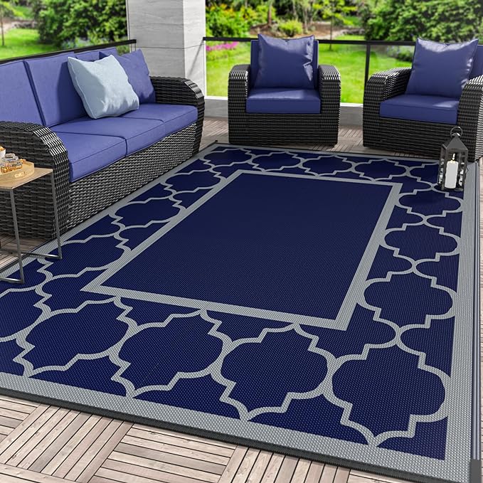 GENIMO 6' x 9' Outdoor Rug Waterproof by GENIMO