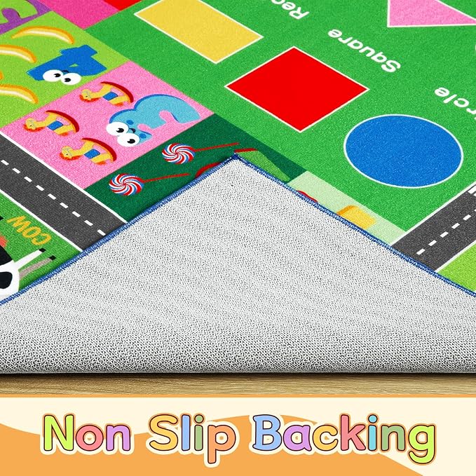 HOMORE Kids Rug, 6x9 Kids Educational Area Rugs - Image 6