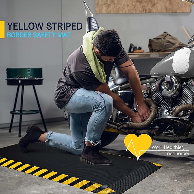 FEATOL Anti Fatigue Mat Industrial, Ergonomic Standing Floor Mat - Image 7