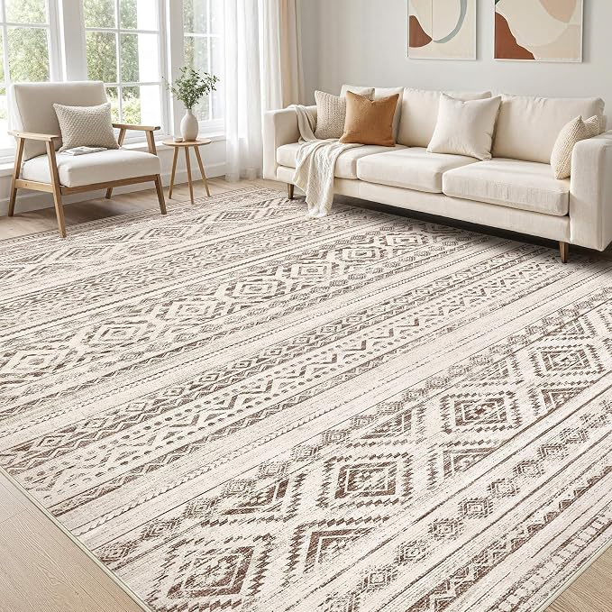 cotiled 5x7 Area Rugs Living Room Rug: Washable Boho Rugs - Image 8