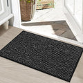 BEQHAUSE Dirt Trapper Door Mat 20" x 32", Non-Slip Washable Doormats Entrance by BEQHAUSE