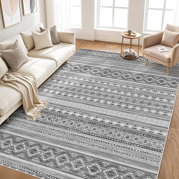 cotiled 7x9 Area Rugs Living Room Rug: Washable Boho Rugs - Image 6