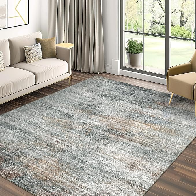 BEIMO Area Rugs 8x10 for Living Room Bedroom, Modern Abstract Machine Washable - Image 2