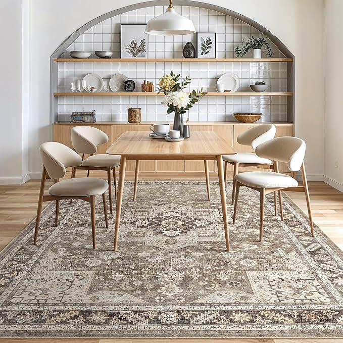 Vintage Living Room Area Rug 10x13 - Image 7
