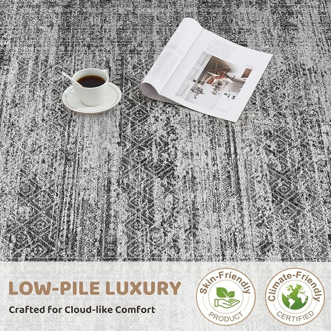 UERMEI 9x12 Area Rug Living Room Rugs - Image 6