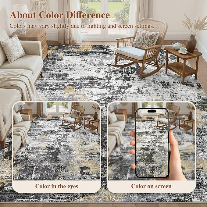 UERMEI 6x9 Area Rug for Living Room - Image 8