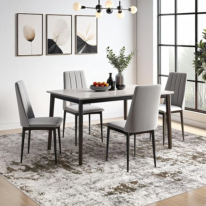 DMOYEST 9x12 Area Rug for Living Room, Washable & Non Slip Large Indoor Carpet - Image 4