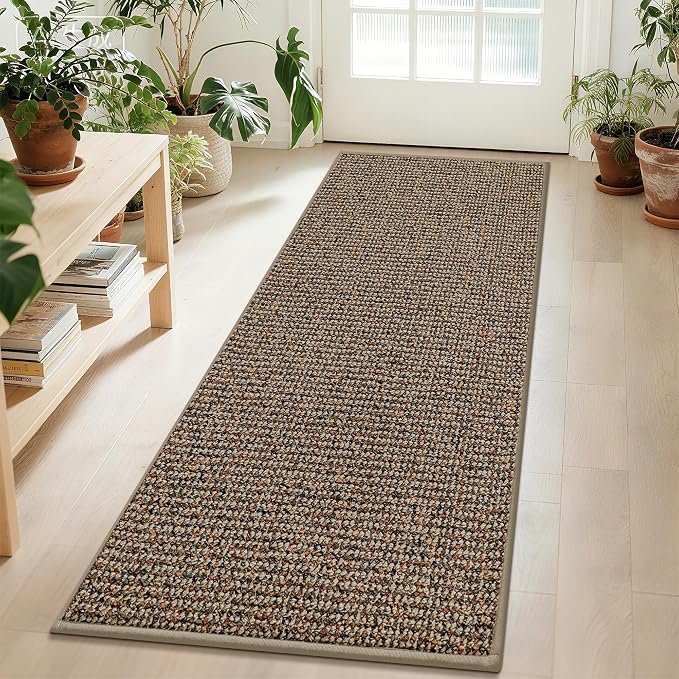 BEQHAUSE Hallway Runner Rugs 2x6, Hallway Rug Non-Slip Washable, Runner Rug by BEQHAUSE