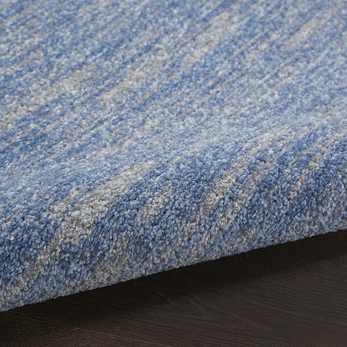 Nourison Home Nourison Essentials Blue Grey 4' x Round Area Rug - Image 11