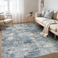 Nakagishi 6x9 Area Rugs Living Room: Washable Abstract Large Neutral Soft Rug by NakagishiAreaRug