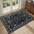 2x3 Area Rugs Living Room Rug: Washable Vintage Boho Medallion Rug No Slip by EXPEDIX