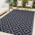 Smiry Waterproof Outdoor Rug 8x10 ft, Reversible Plastic Straw Patio Camping by Smiry