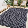 Smiry Waterproof Outdoor Rug 5x8ft, Reversible Plastic Straw Patio Camping Rugs by Smiry