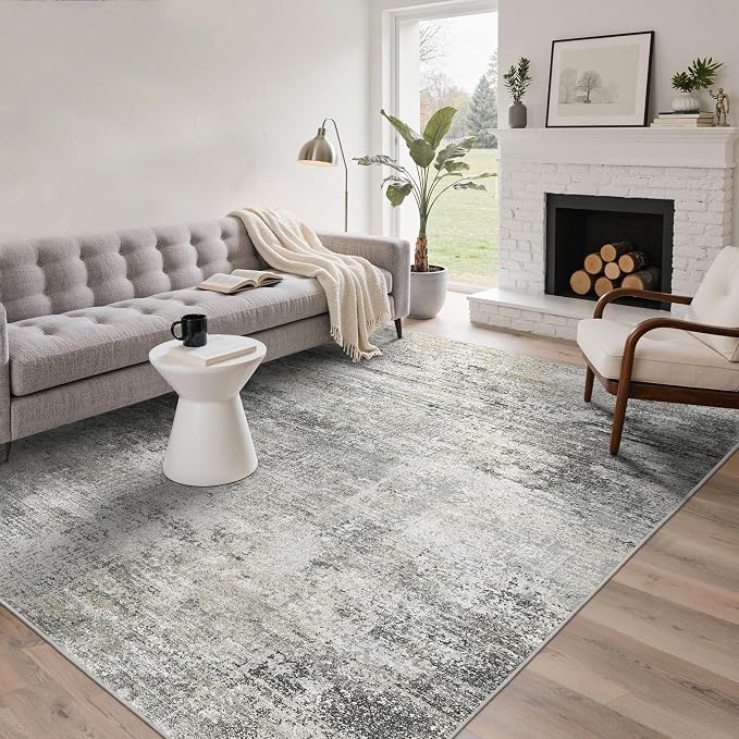 BEIMO Area Rugs 8x10 for Living Room Bedroom, Modern Abstract Machine Washable - Image 2