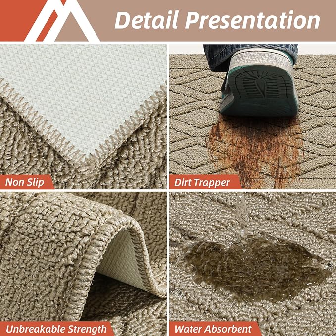 COSY HOMEER-Kitchen-Rugs-and-Mats 20"x30" Non Slip Kitchen Mats - Image 5
