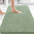 OLANLY Bathroom Rugs 30x18, Extra Soft Absorbent Chenille Bath Rugs, Rubber by OLANLY