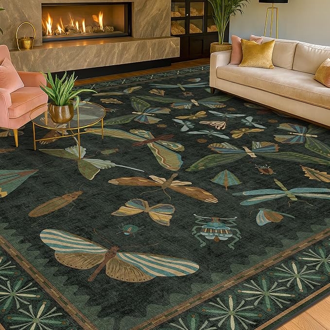 Hazo Haus Green Living Room Rug - Image 6