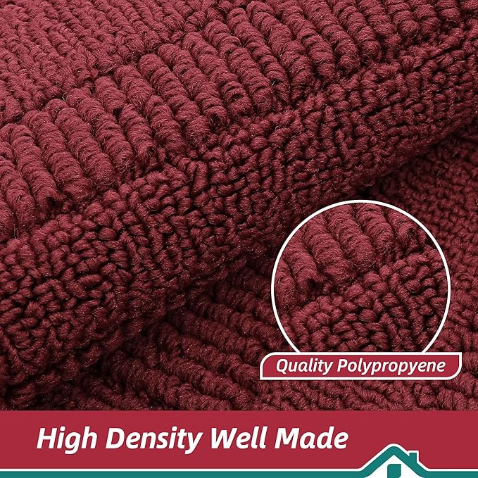 BEQHAUSE 30x18 Inch Kitchen Rug Mat Durable Kitchen Rugs Non-Slip Washable - Image 6
