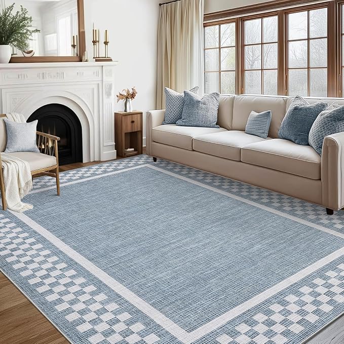 GarveeHome Modern Bordered 8x10 Area Rugs - Image 9