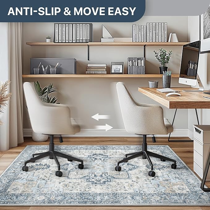 Office Chair Mat for Hardwood Tile Floor, Under Desk Carpet Protector for - Image 5