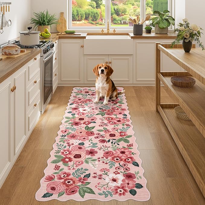 DUKINO 2x6 Runner Rug for Hallway, Washable Kitchen Rug - Image 5