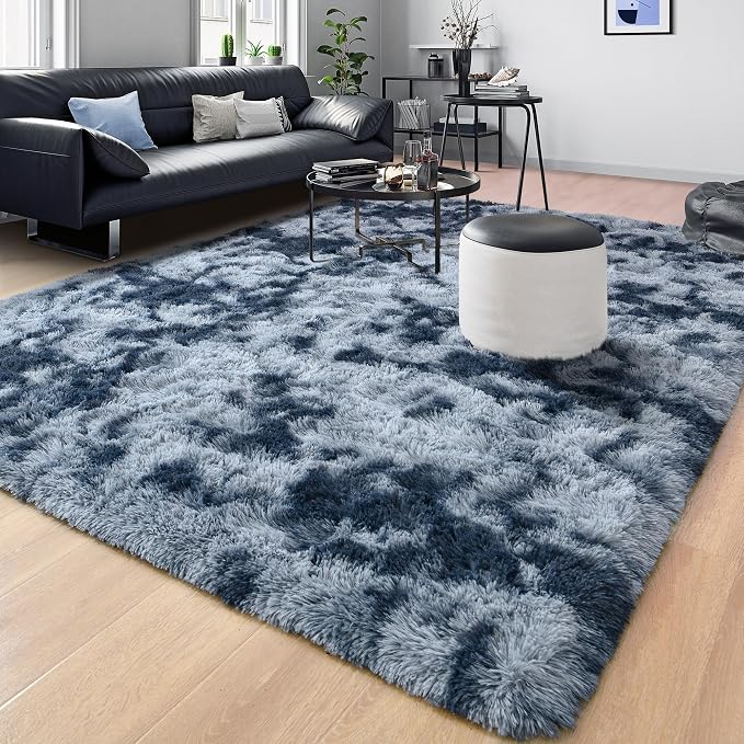 Tepook Fluffy Large Rugs for Living Room, 8x10 Area Rugs for Bedroom, Modern - Image 8