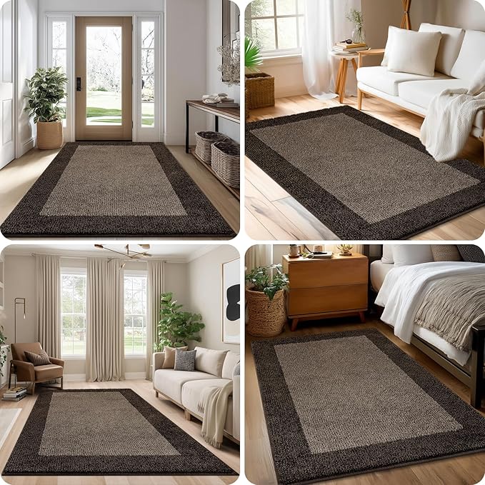 Washable Area Rug 48" x 48", Non Slip Kitchen Rug - Image 6
