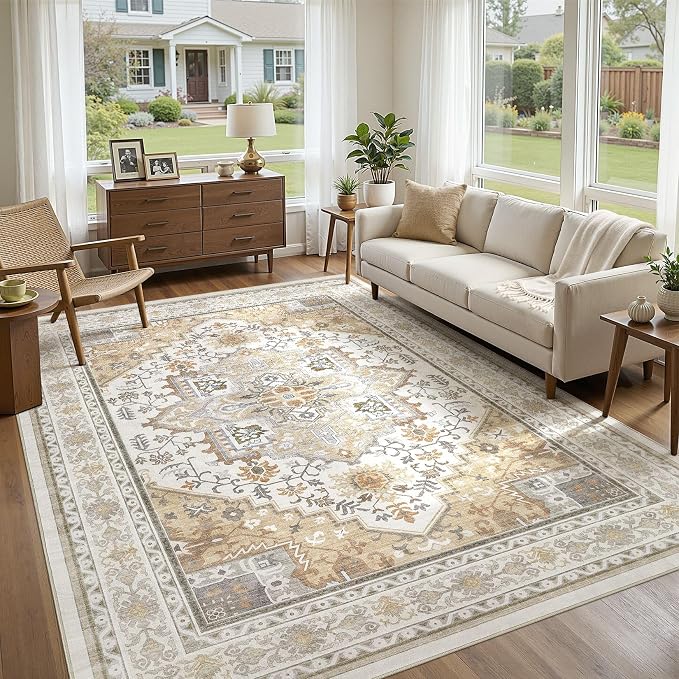 UERMEI 8x10 Area Rug for Living Room - Image 3
