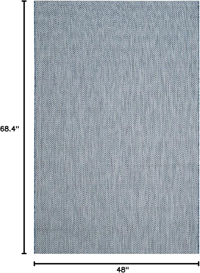 SAFAVIEH Outdoor Accent Rug 4'x5'7" - Image 2