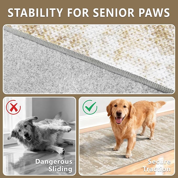 Washable Carpet Runners for Hallway 12ft-Non Slip Floor Runners for Dogs - Image 9