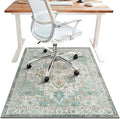 36"x60" Office Chair Mat for Hardwood Tile Floor, Under Desk Carpet Protector by BESBLEE