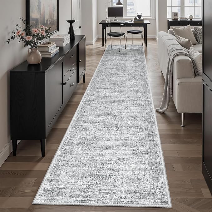 Soalmost Runner Rug 2x10 Washable Non-Slip Hallway Runner Rugs - Image 4