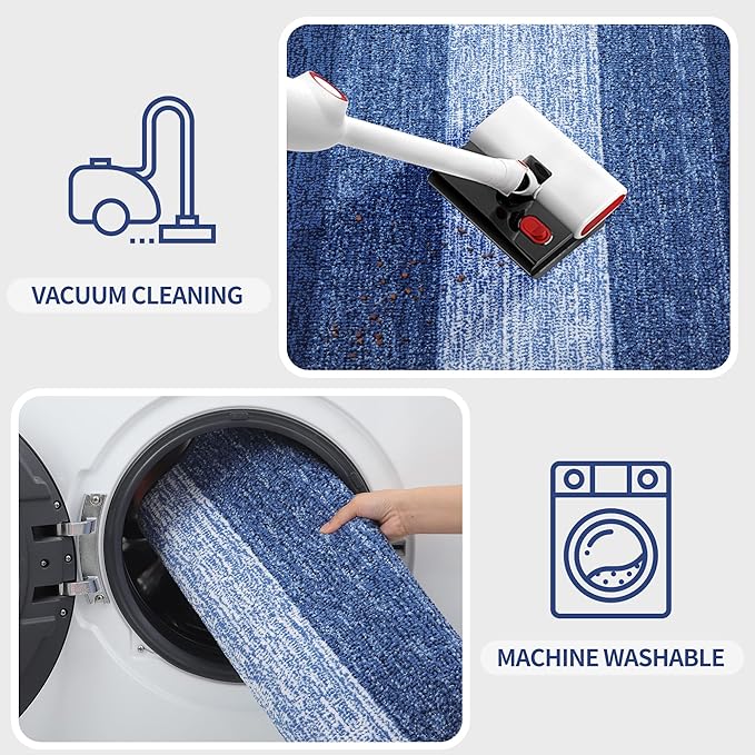 Kitinjoy Indoor Outdoor Door Mat, 44x32 Non-Slip Absorbent Dirt Trapper - Image 5