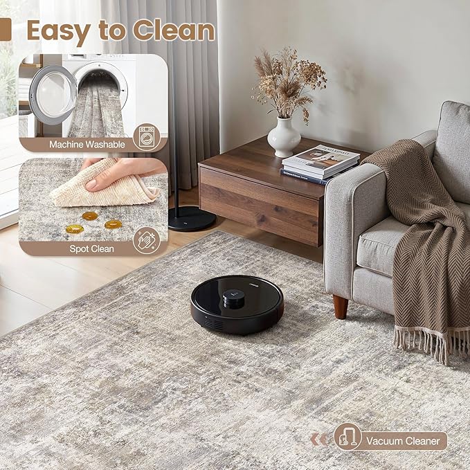 cotiled Washable 10x14 Area Rug - Image 2