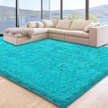 6x9 Teal Area Rugs for Living Room, Large Fluffy Shag Rug for Bedroom Boys Kids by Unknown