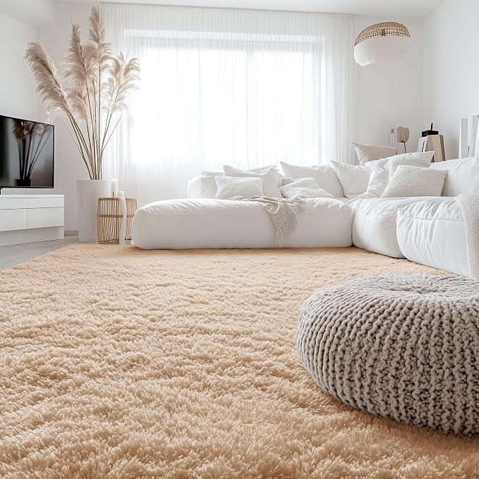 OLANLY 8x8 Machine Washable Large Area Rugs by OLANLY