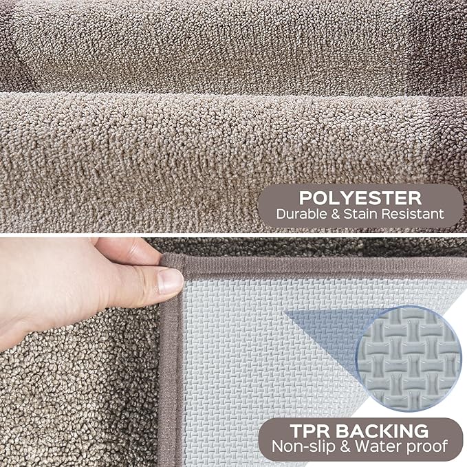 Machine Washable Kitchen Rug 24" x 70", Non Slip Kitchen Mat - Image 3