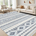 cotiled 10x14 Area Rugs Living Room Rug: Washable Boho Rugs by COTILED