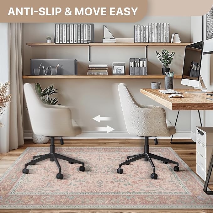 36"x48" Office Chair Mat for Hardwood Tile Floor, Under Desk Carpet Protector - Image 4