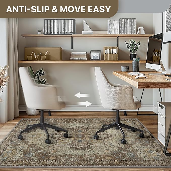 36"x48" Office Chair Mat for Hardwood Tile Floor, Under Desk Carpet Protector - Image 5