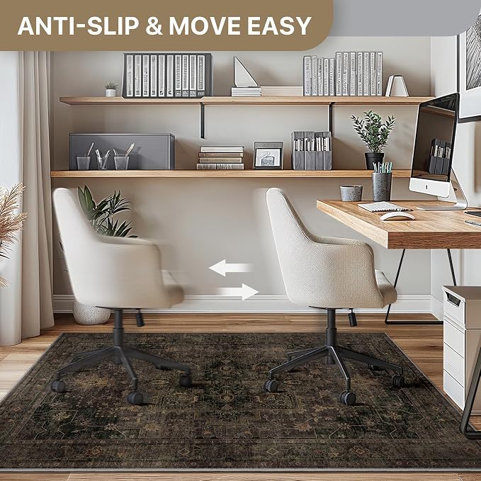 48"x60" Office Chair Mat for Hardwood Tile Floor, Under Desk Carpet Protector - Image 5