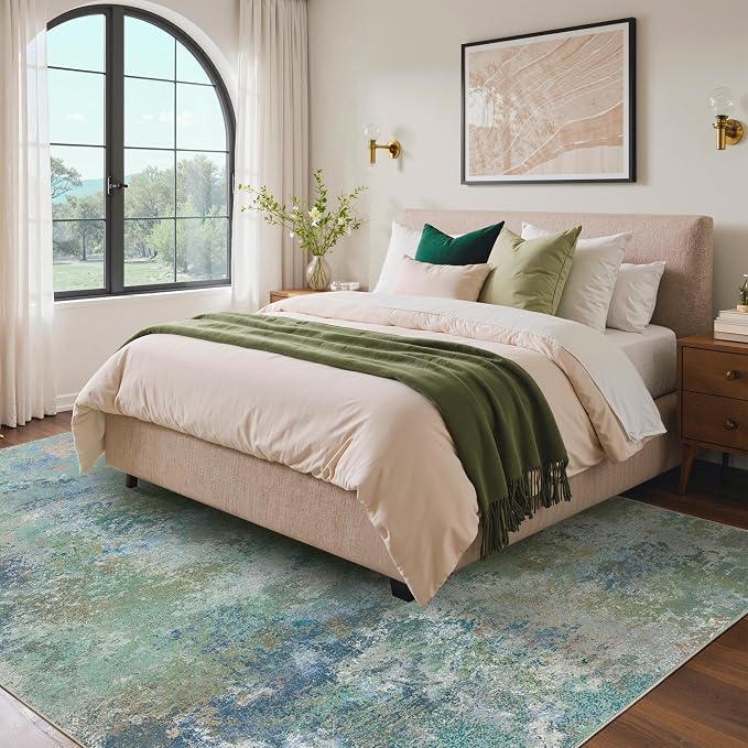 BEIMO Area Rugs 4x6 for Living Room Bedroom, Modern Abstract Machine Washable - Image 6