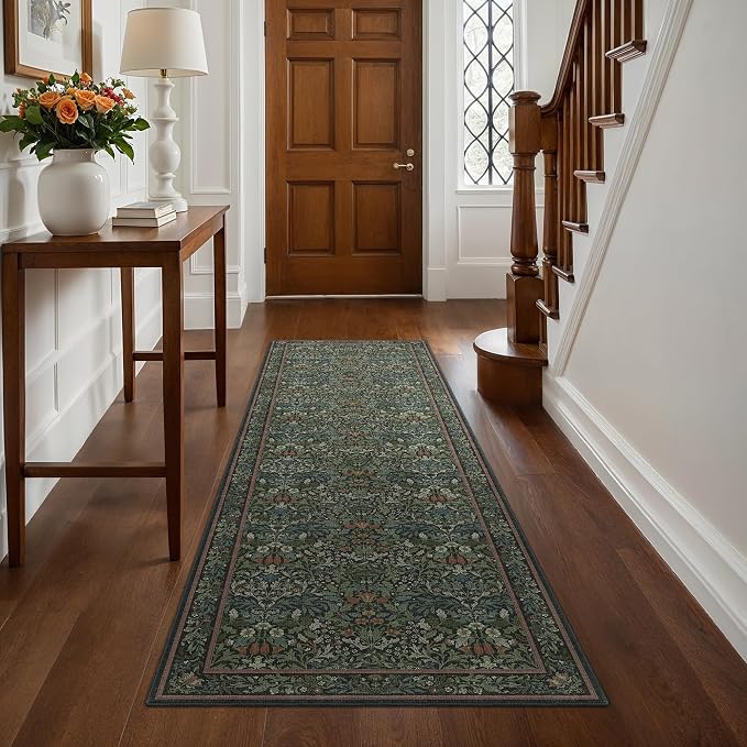 GENIMO 2x6 Washable Runner Rug for Hallway Kitchen Entryway, Non Slip Vintage - Image 3