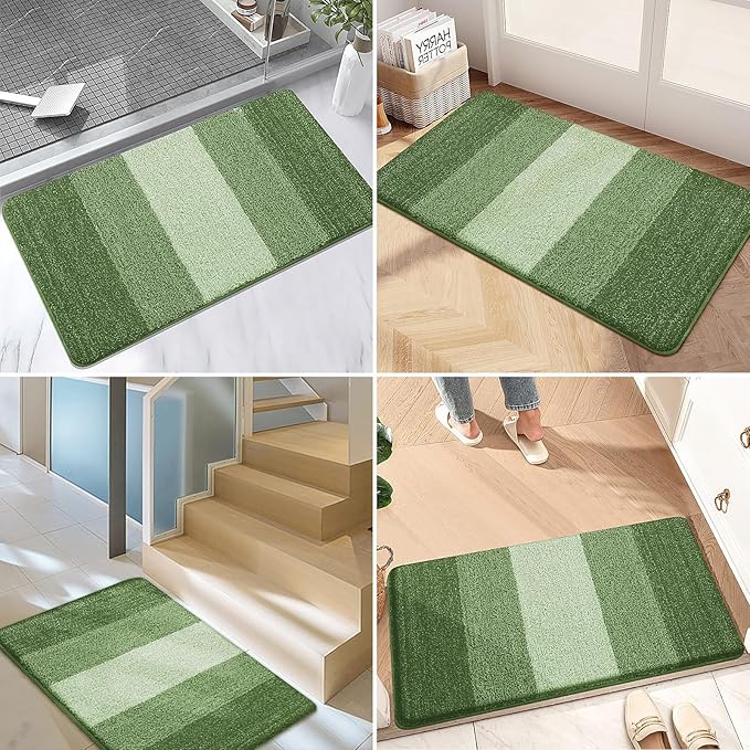 Kitinjoy Indoor Outdoor Door Mat, 40x24 Non-Slip Absorbent Dirt Trapper - Image 6