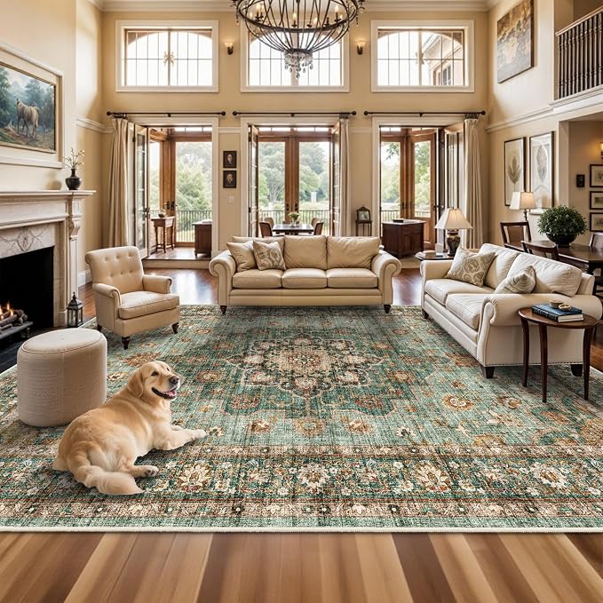 TOPRUUG Washable Oriental Area Rug by TOPRUUG