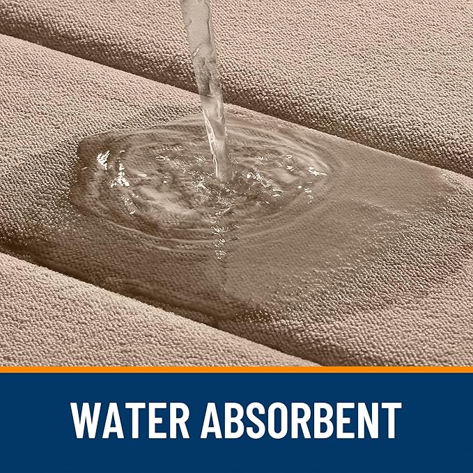 OLANLY Memory Foam Bath Mat 30x20, Super Soft Absorbent Bathroom Rugs, Quick Dry - Image 4