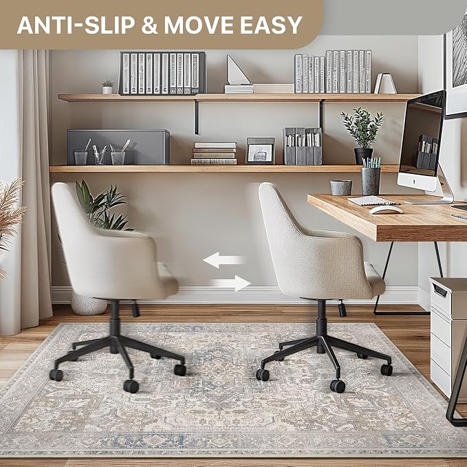 36"x60" Office Chair Mat for Hardwood Tile Floor, Under Desk Carpet Protector - Image 5